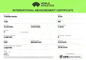 Certifikat staze BIH2026-051